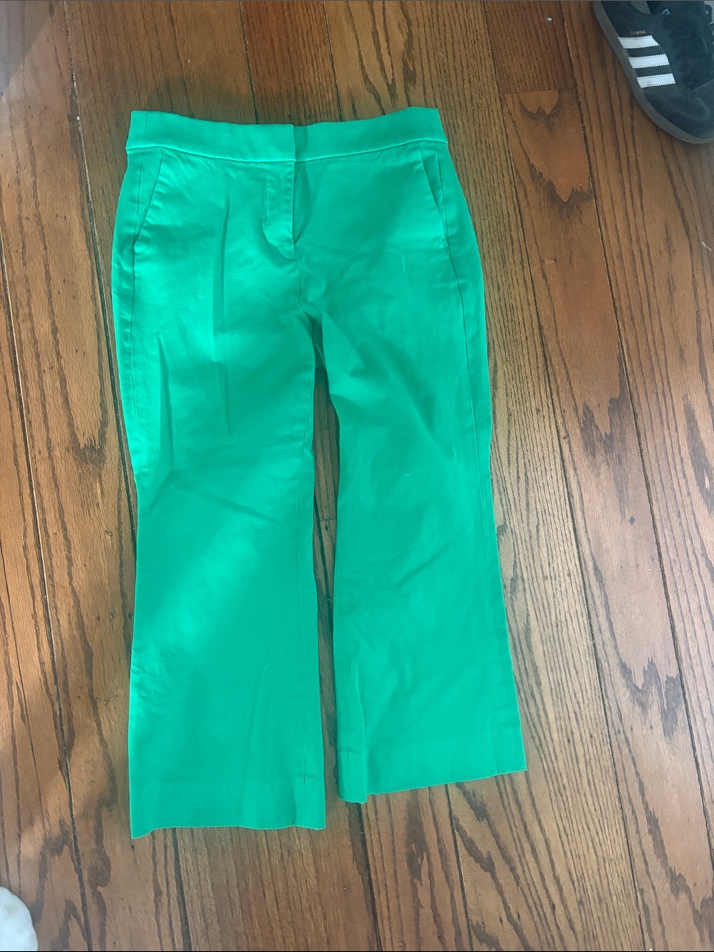 Green Wide-Leg Women's Pants from J Crew